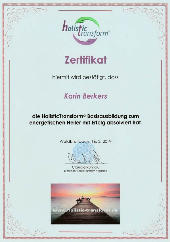 Zertifikat Holistisch Coach